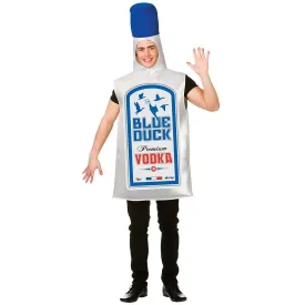 Adults Blue Duck Vodka Funny Fancy Dress Halloween Stag Party Costume