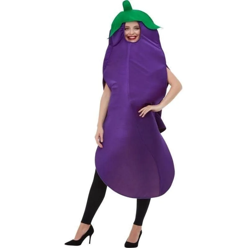 Aubergine Costume Adult Purple