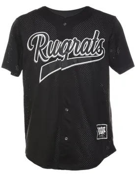 Black Mesh 1990s Rugrat Jersey  - M