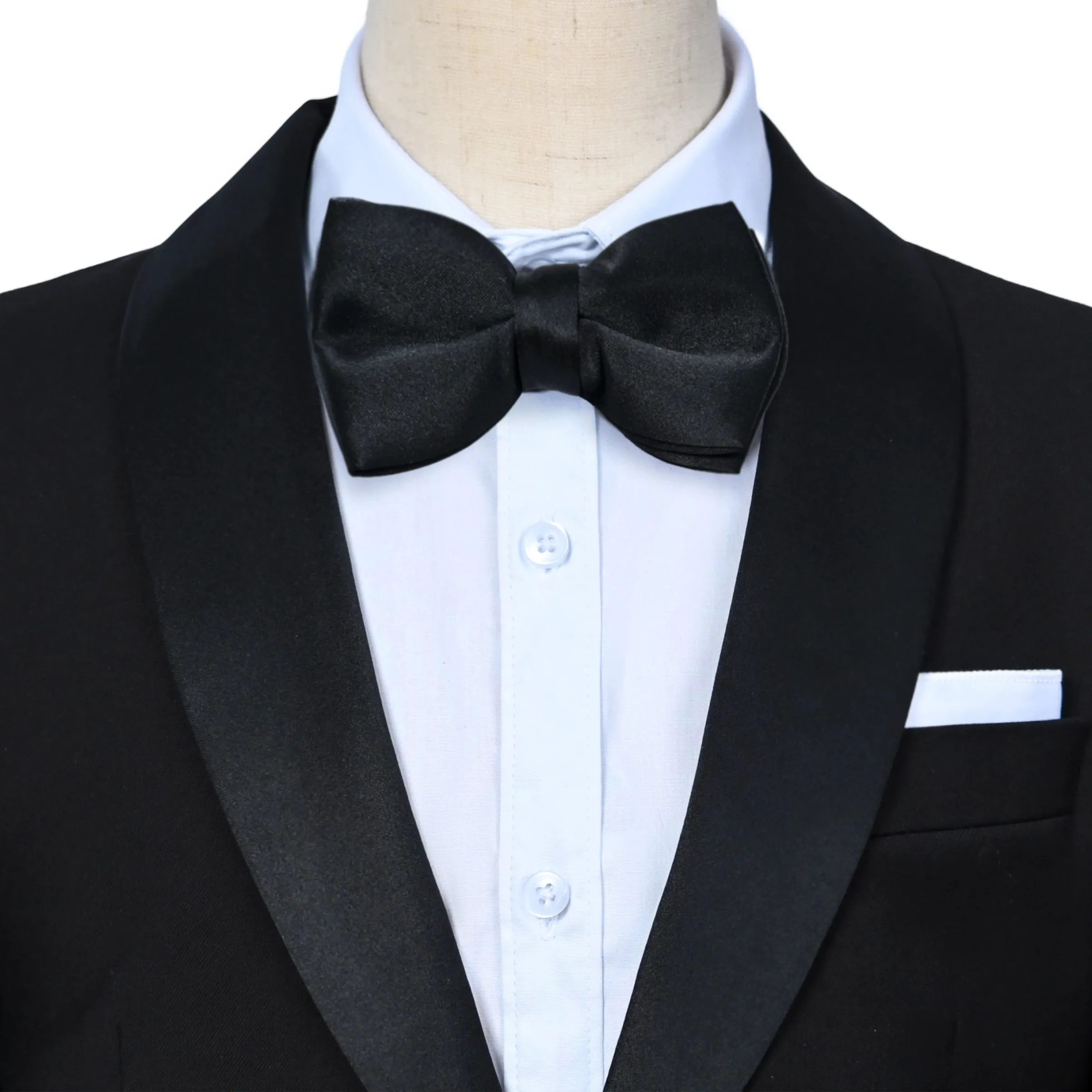 Black Shawl Lapel Wool Suit