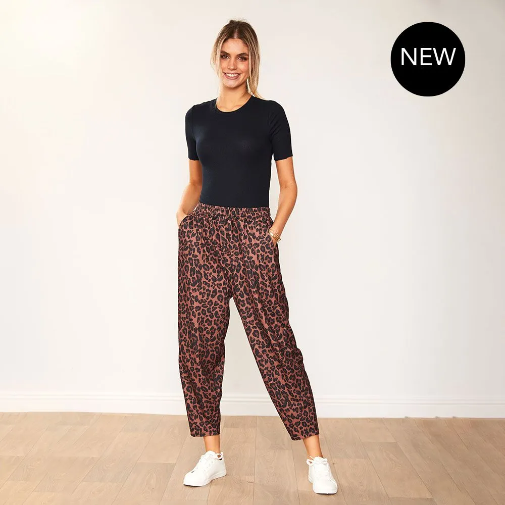 Blaire Trousers (Leopard)