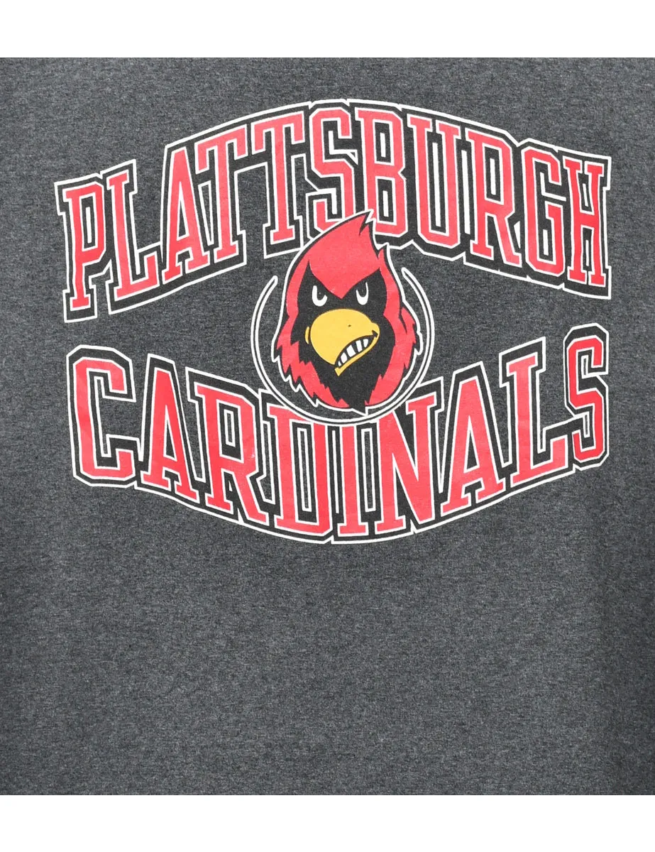 Champion Plattsburgh Cardinals Printed T-shirt - L