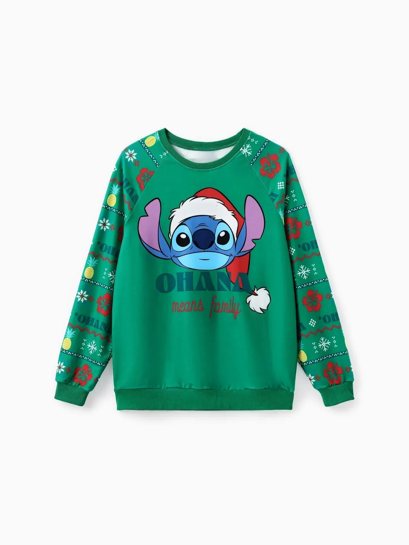 Christmas Family Matching Long Sleeve Stitch Sweatshirt