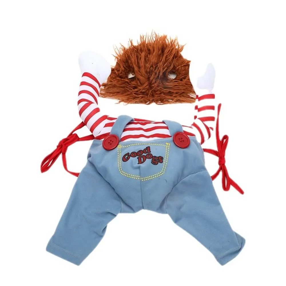 Crazy Horror Chucky Halloween Dog Costume