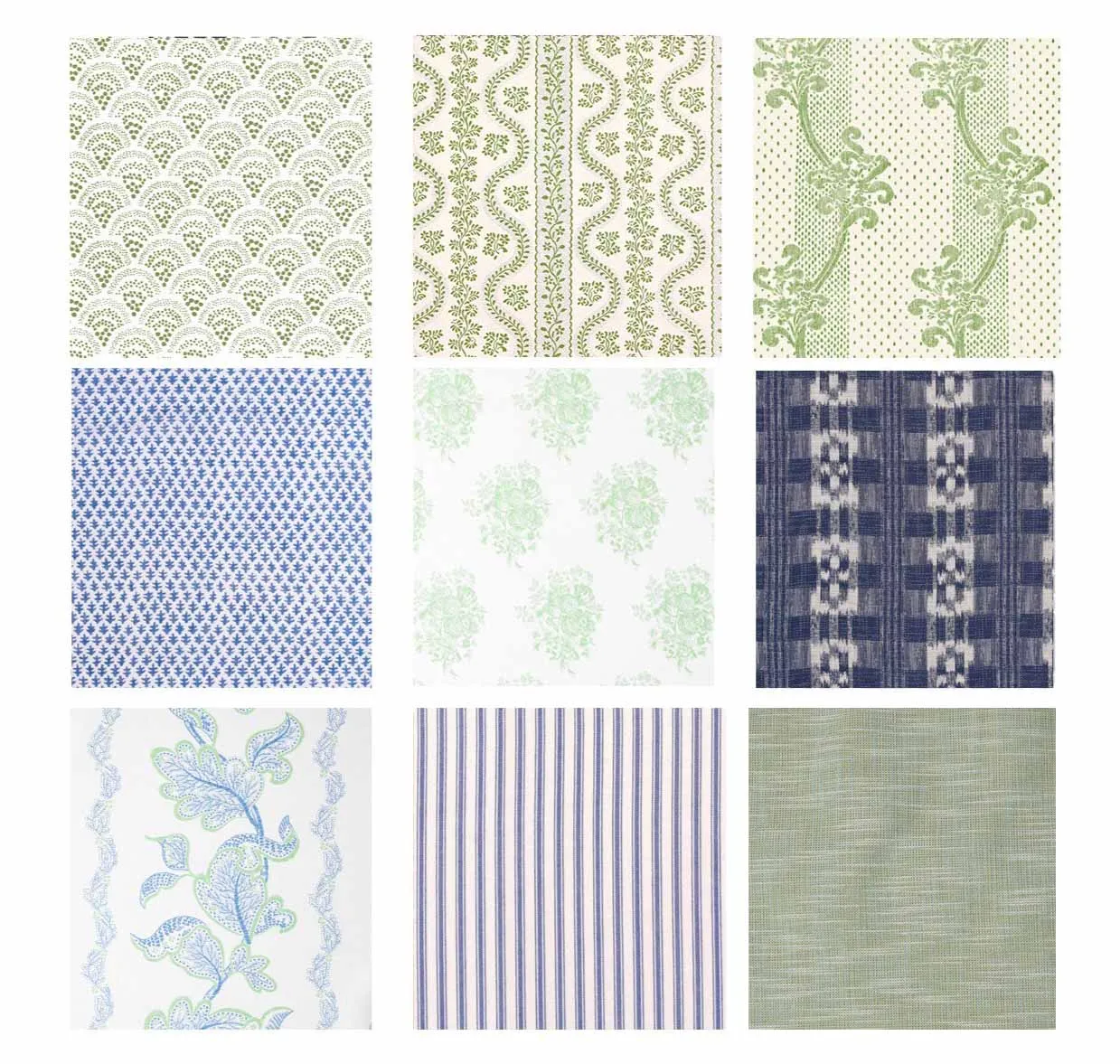 Eliza Schemes: Dream Blue & Green Family Room Scheme