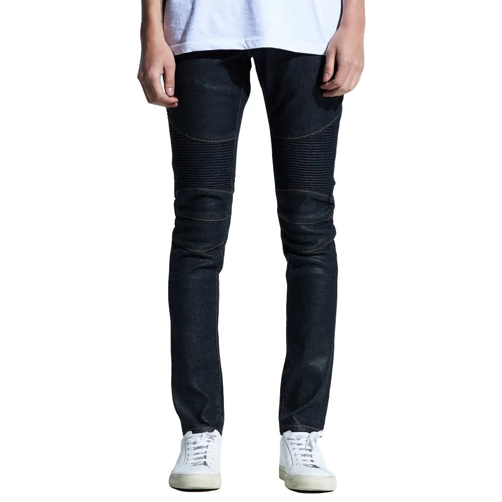 Embellish Snyder Biker Denim Jeans Black