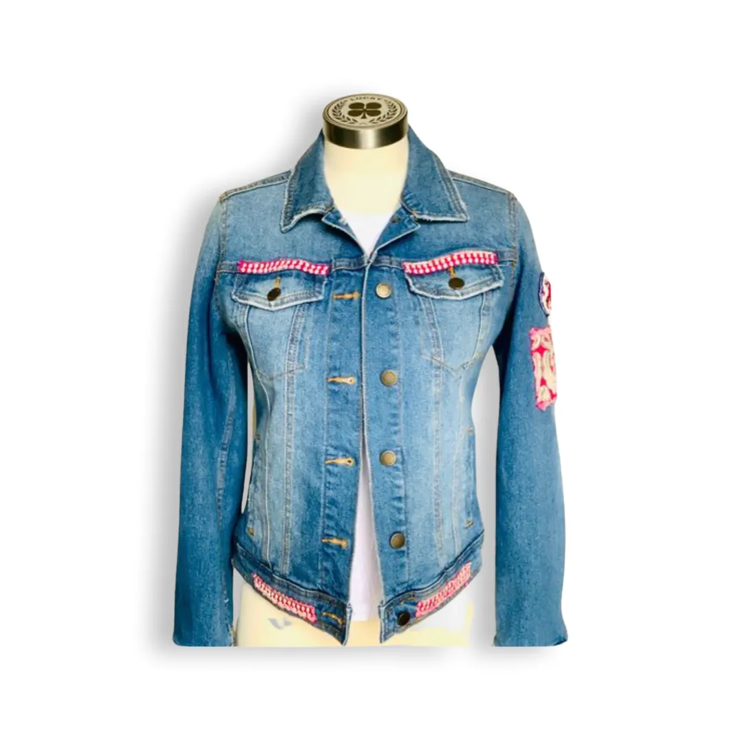 Embellished Denim Jacket- The Yalda