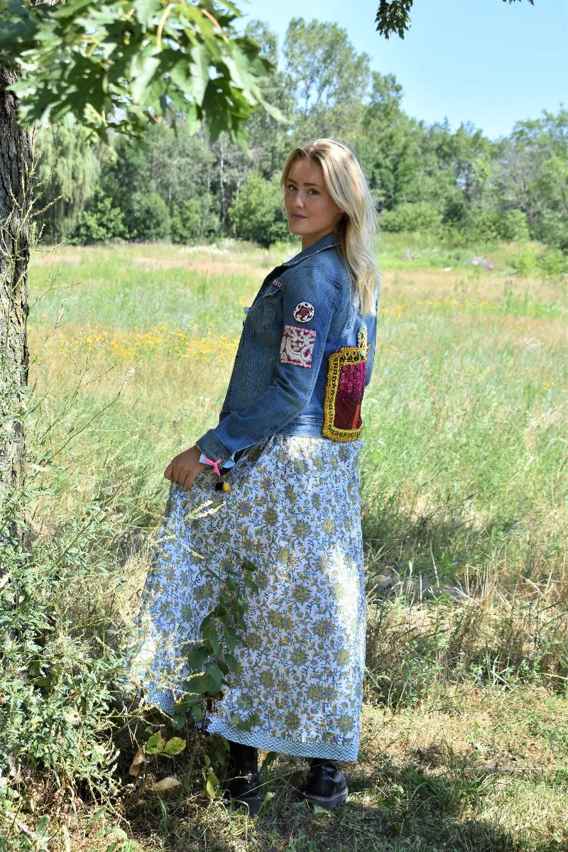 Embellished Denim Jacket- The Yalda