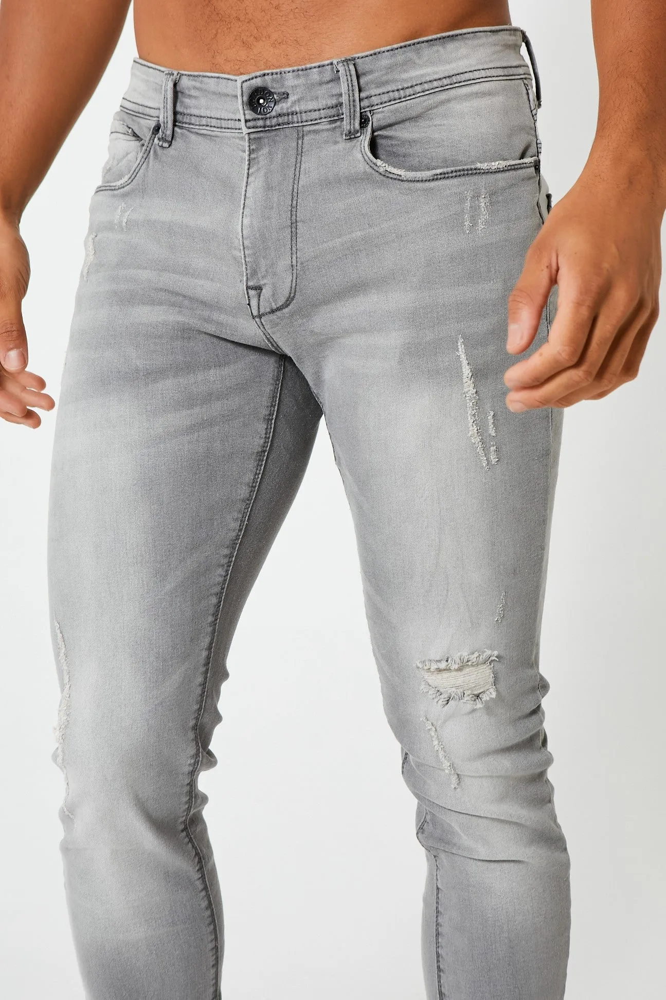 Hammer Smith Tapered Jean - Light Grey