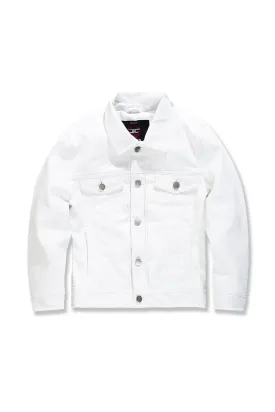 Kids Thriller Trucker Jacket (White)