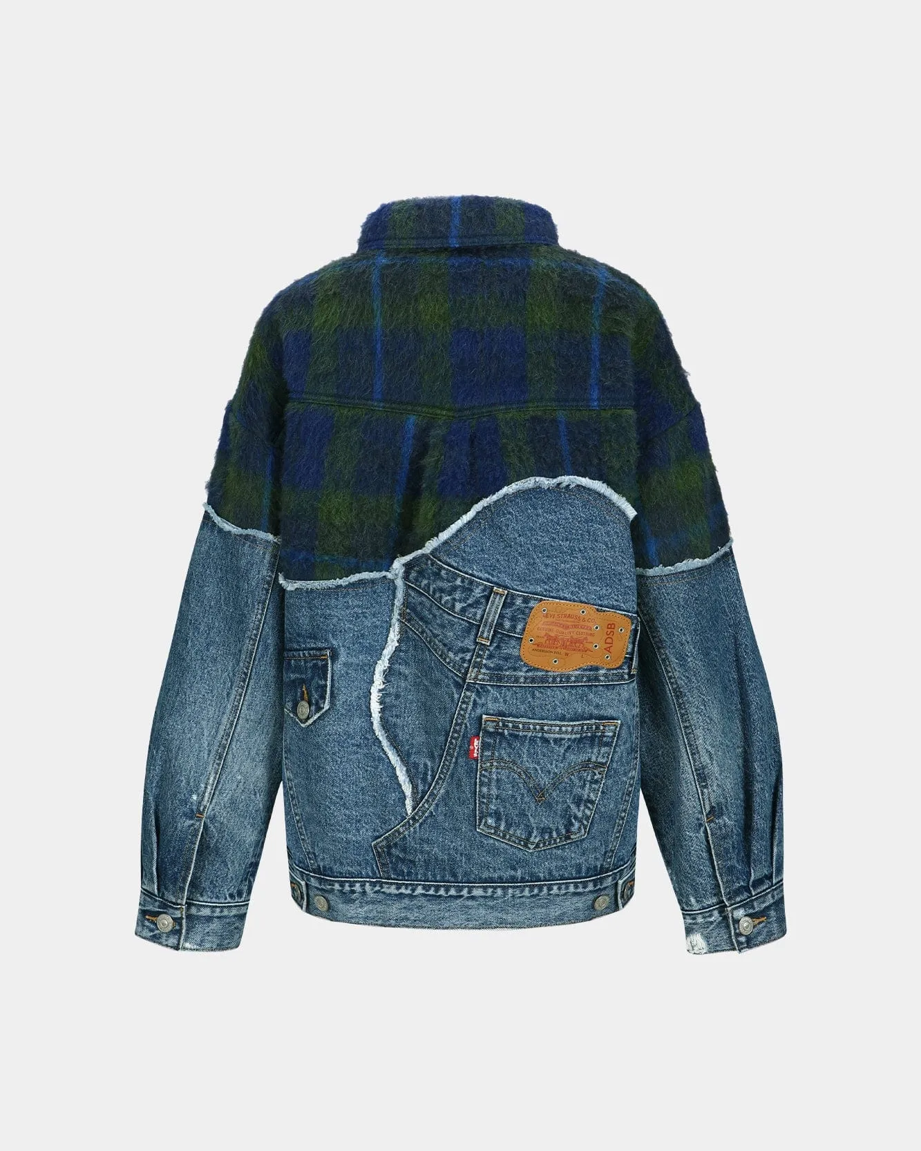 LEVIS X ADSB SPLICED TRUCKER awa670u(INDIGO/GREEN)