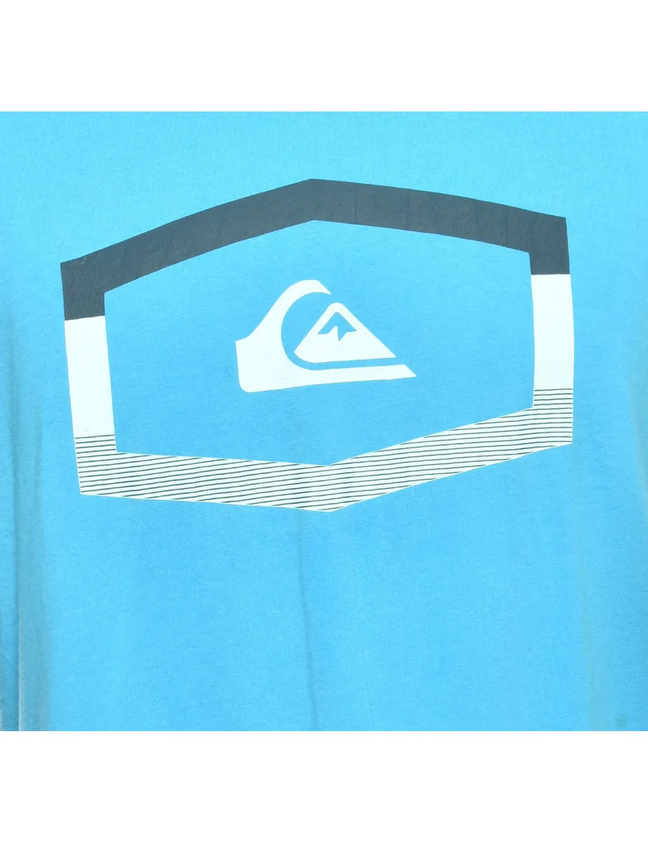 Light Blue Printed T-shirt - S