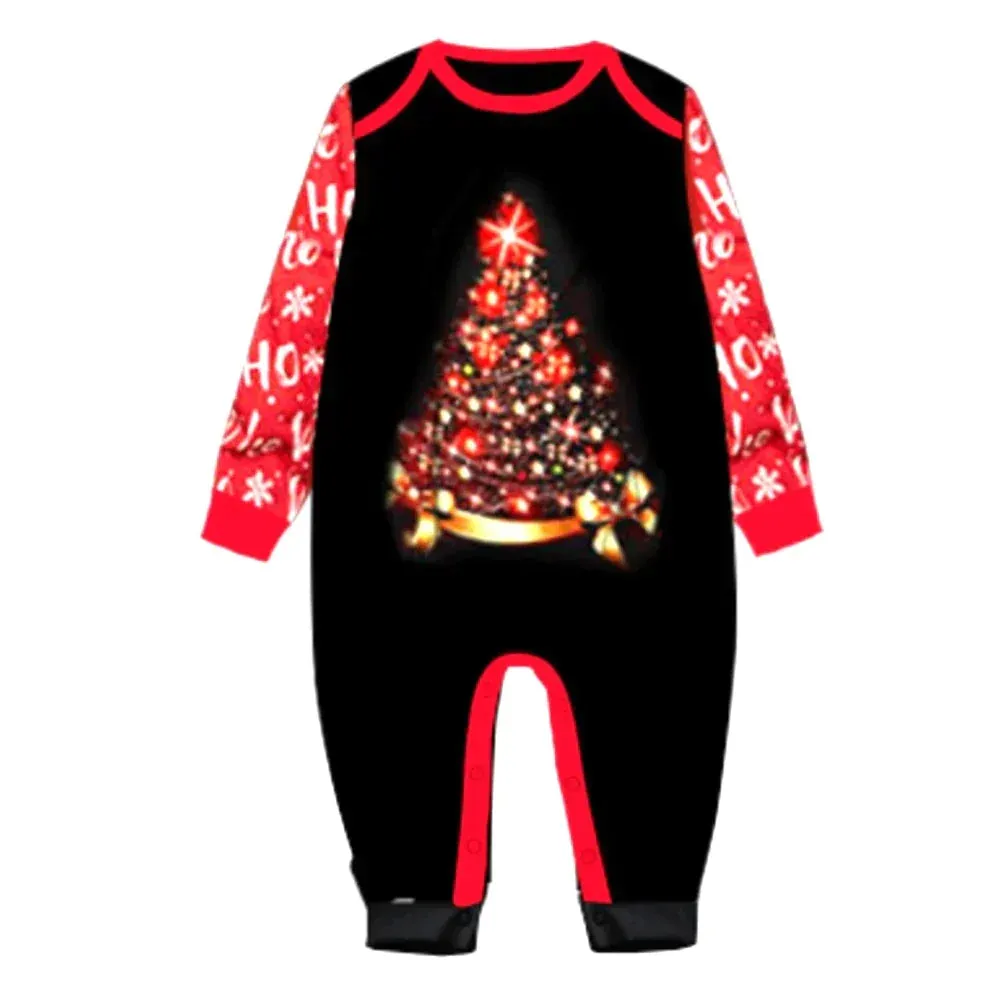 Lit Christmas Tree Family Pajama Set