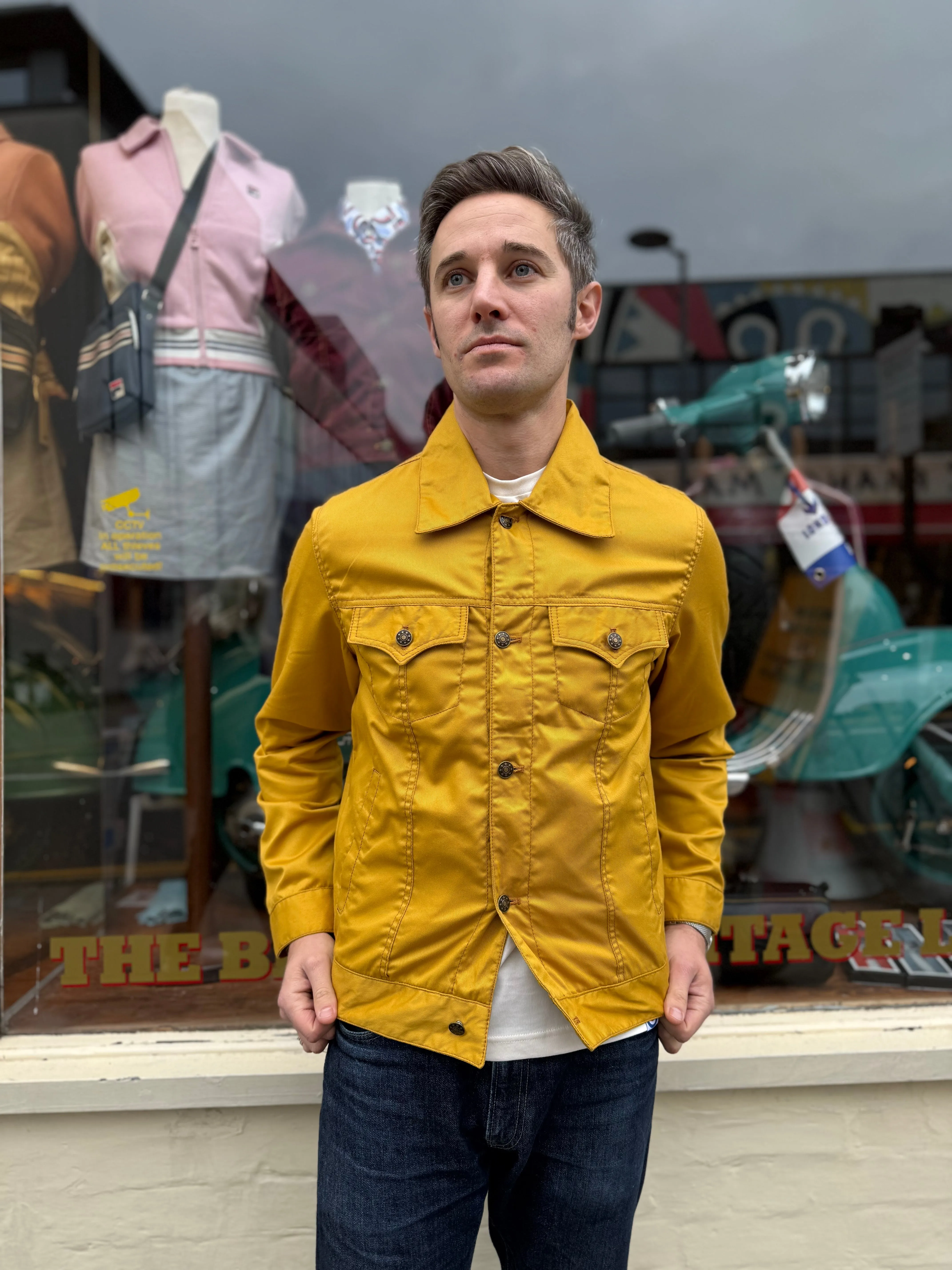 Modfather Clothing - Men’s Mustard - Trucker Jacket