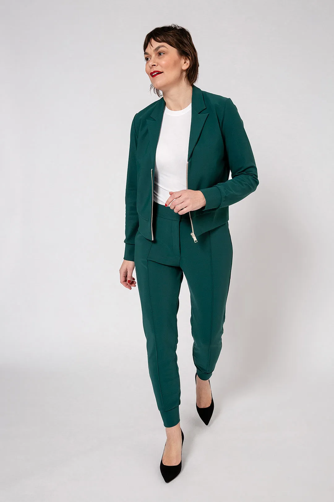 Move Trousers Sporty Relaxed Fit Green