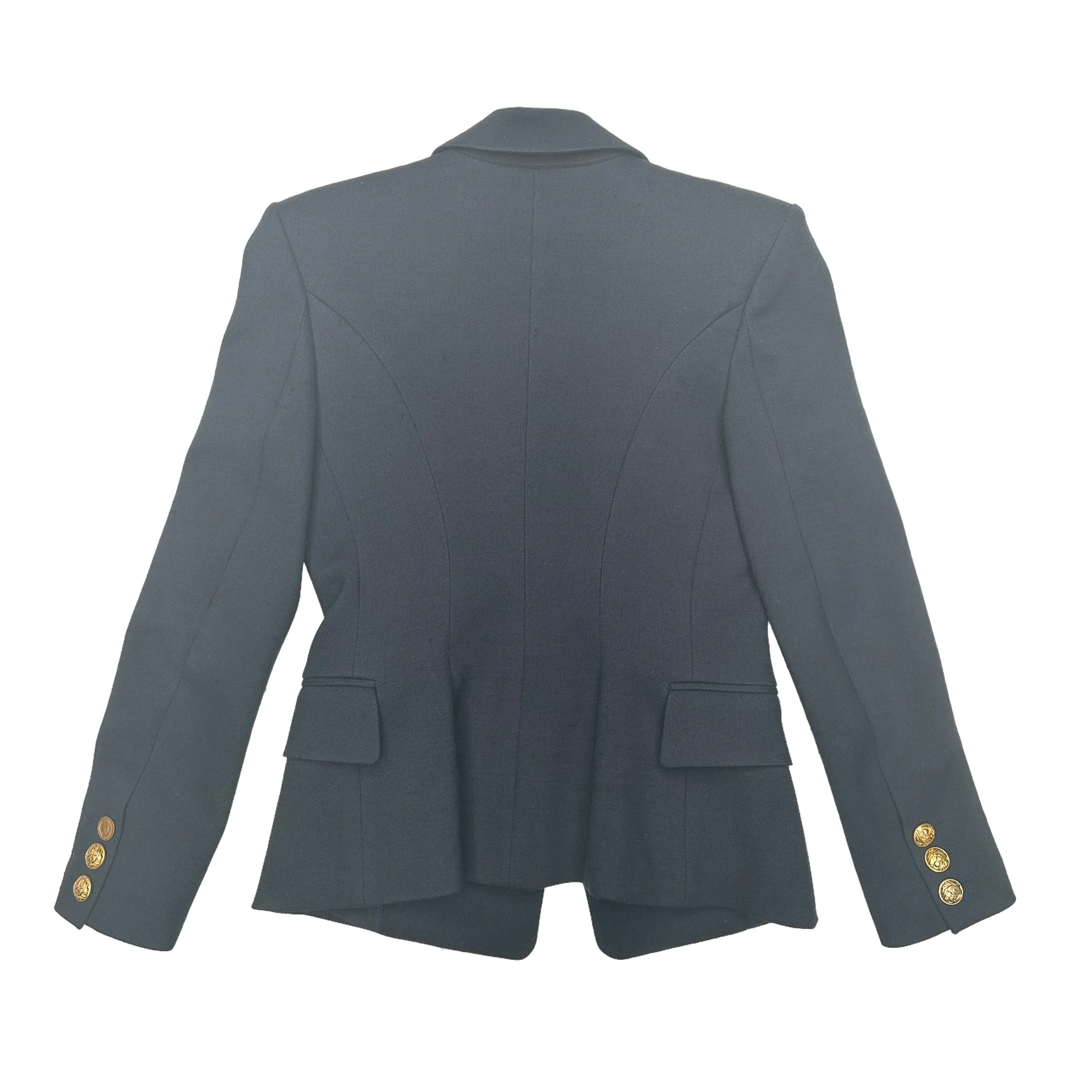 Navy Wool Blazer - M