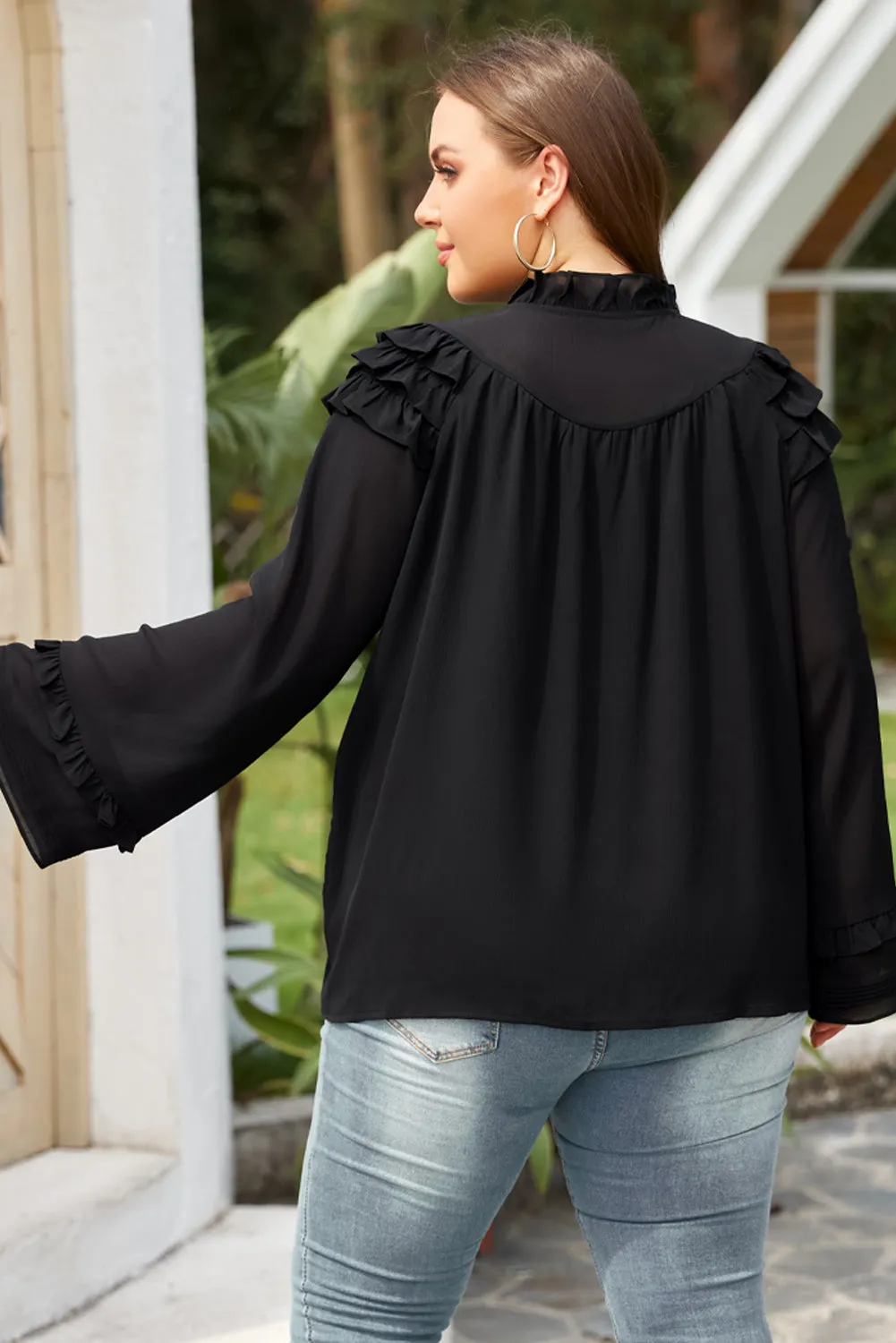 Nsquared Plus Size Button-Up Shirt