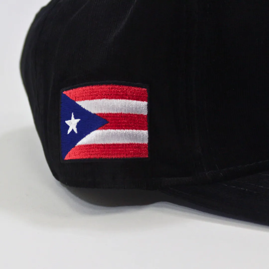 Puerto Rico Corduroy Hat - Black