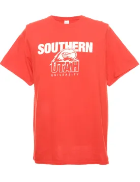 Red Southern UTAH Gildan Printed T-shirt - L