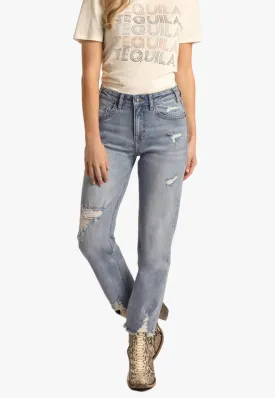 Rock and Roll Womens Cropped Jean