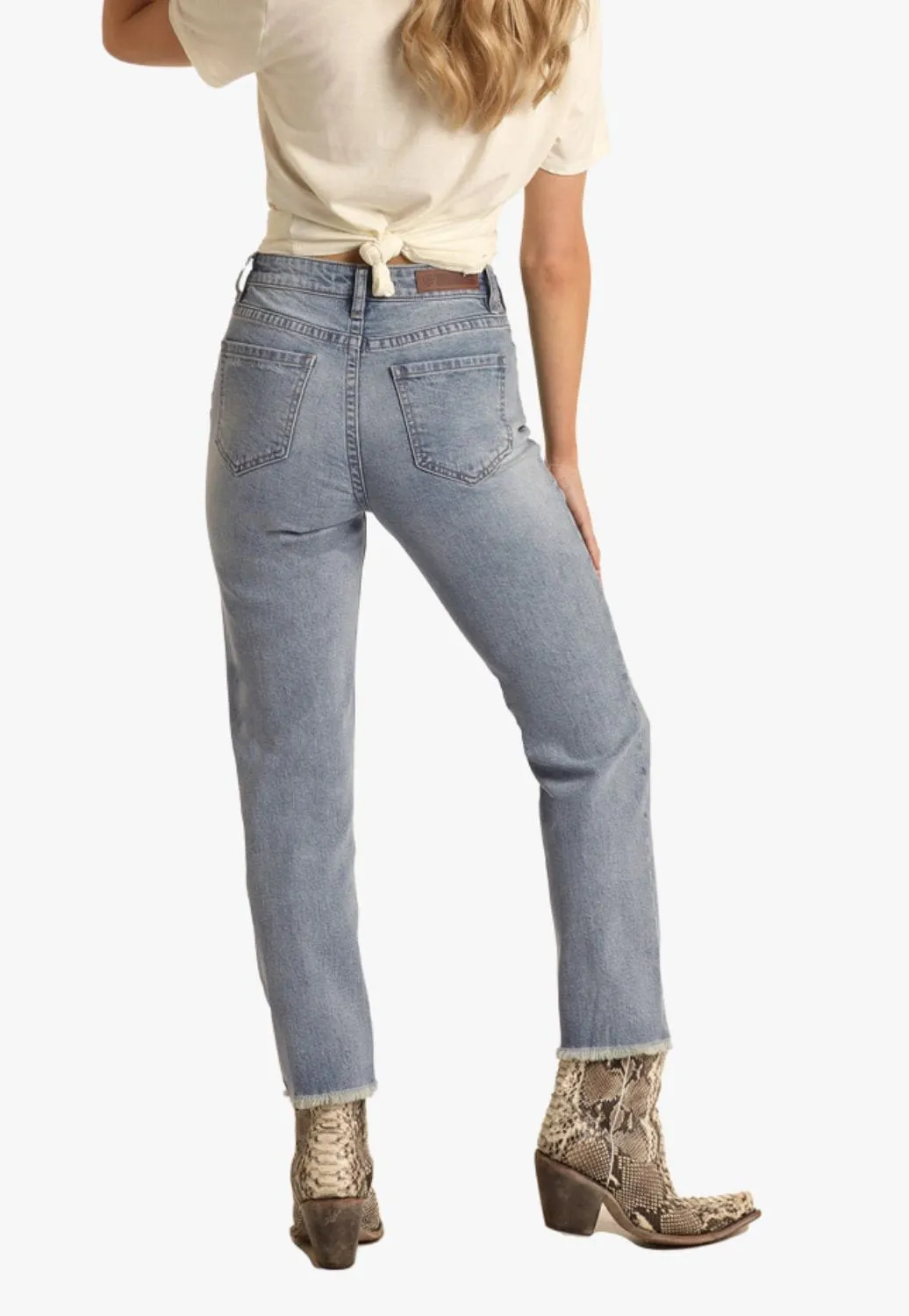 Rock and Roll Womens Cropped Jean