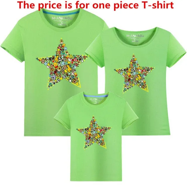 Shop Animal Five-pointed Star T-shirt Set | Fashion Address