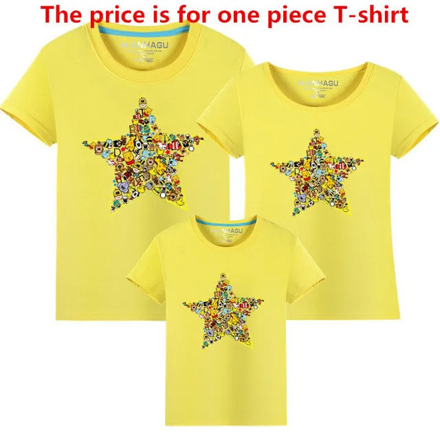 Shop Animal Five-pointed Star T-shirt Set | Fashion Address