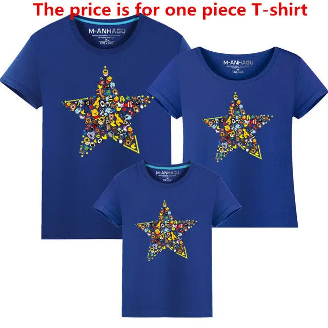 Shop Animal Five-pointed Star T-shirt Set | Fashion Address