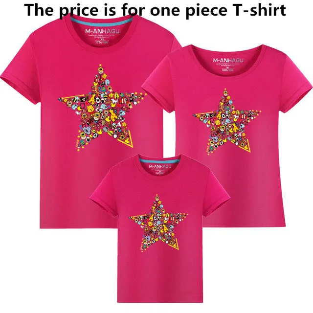 Shop Animal Five-pointed Star T-shirt Set | Fashion Address