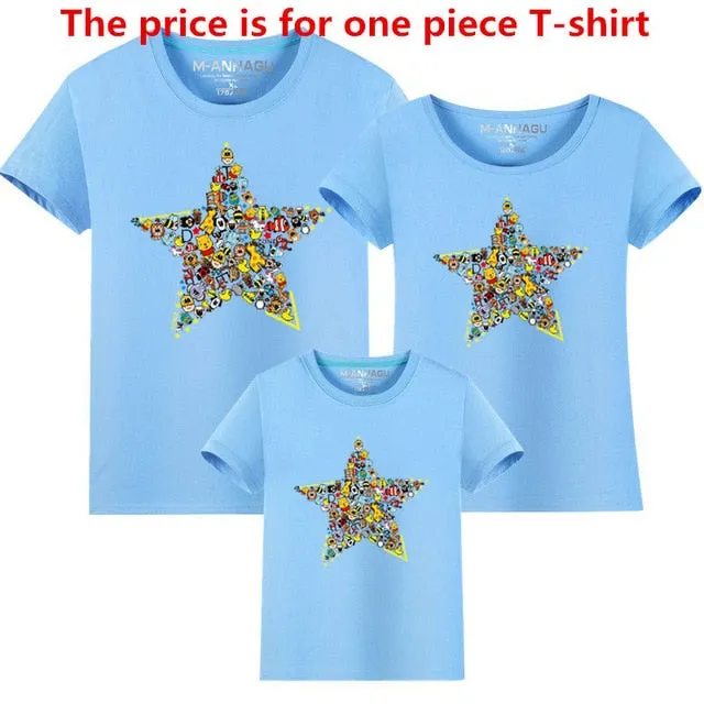 Shop Animal Five-pointed Star T-shirt Set | Fashion Address