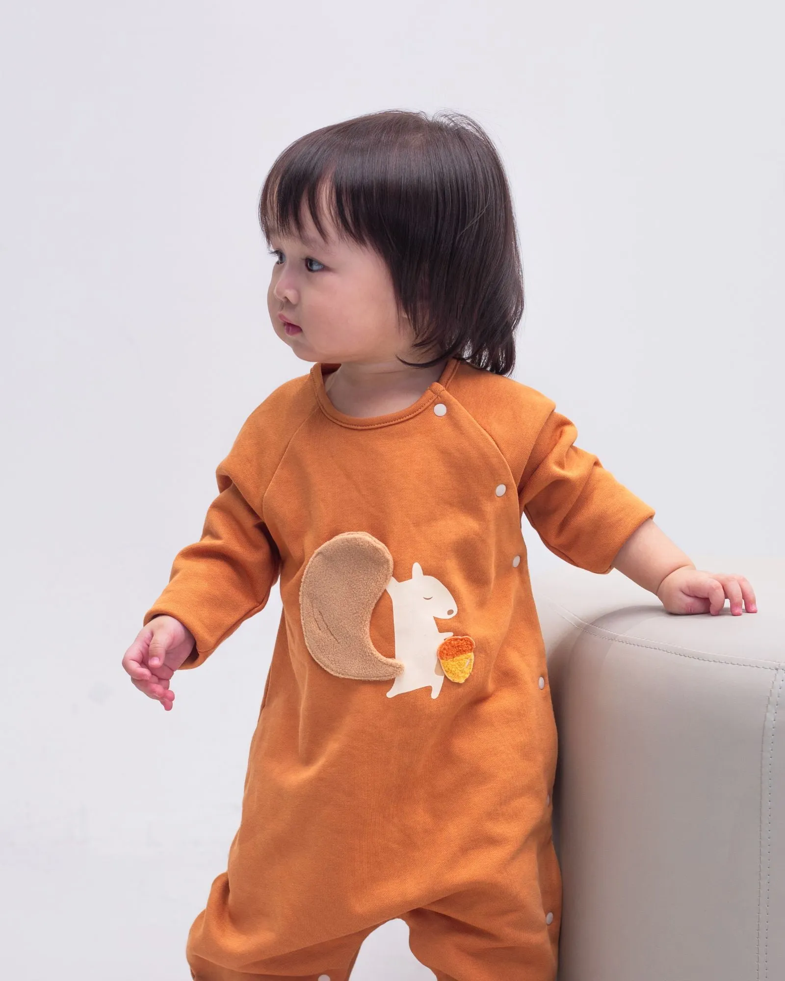 Squirrel Baby Romper