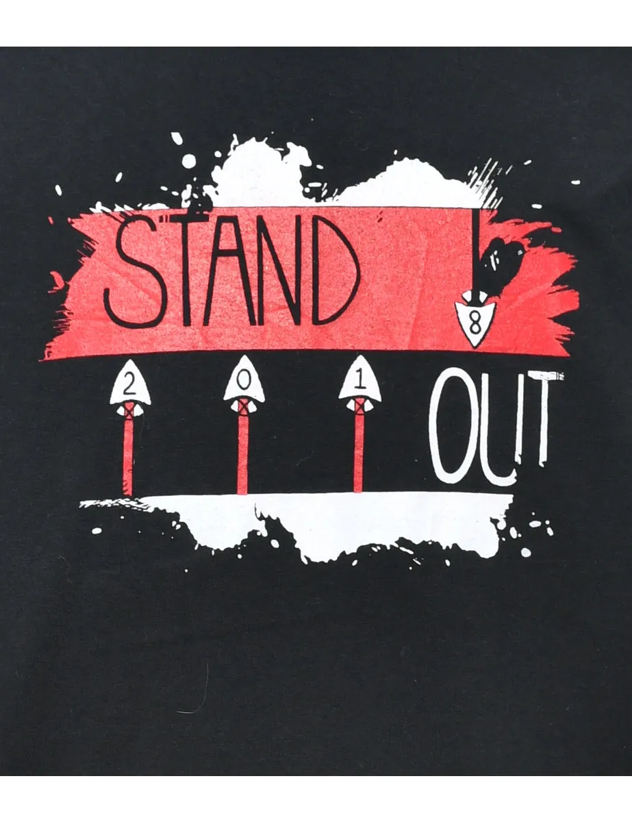 Stand Out Printed T-shirt - XL