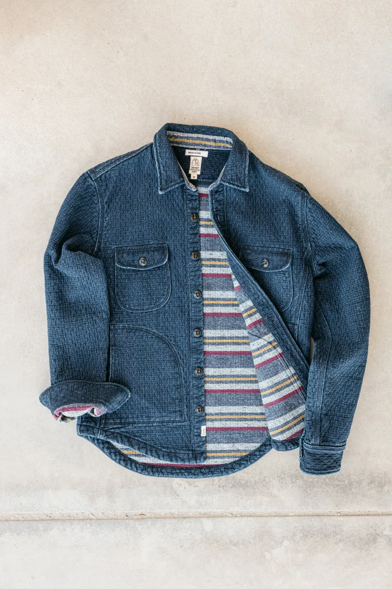 The Anvil Quilt Denim - Light Indigo