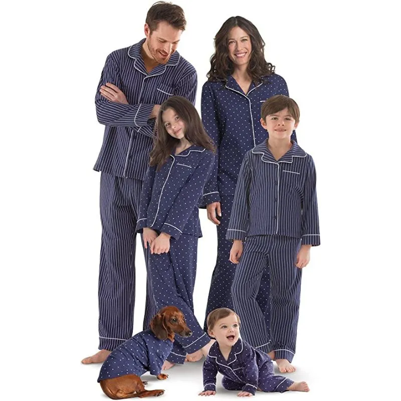 The Burgundy Pajamas Family Sets