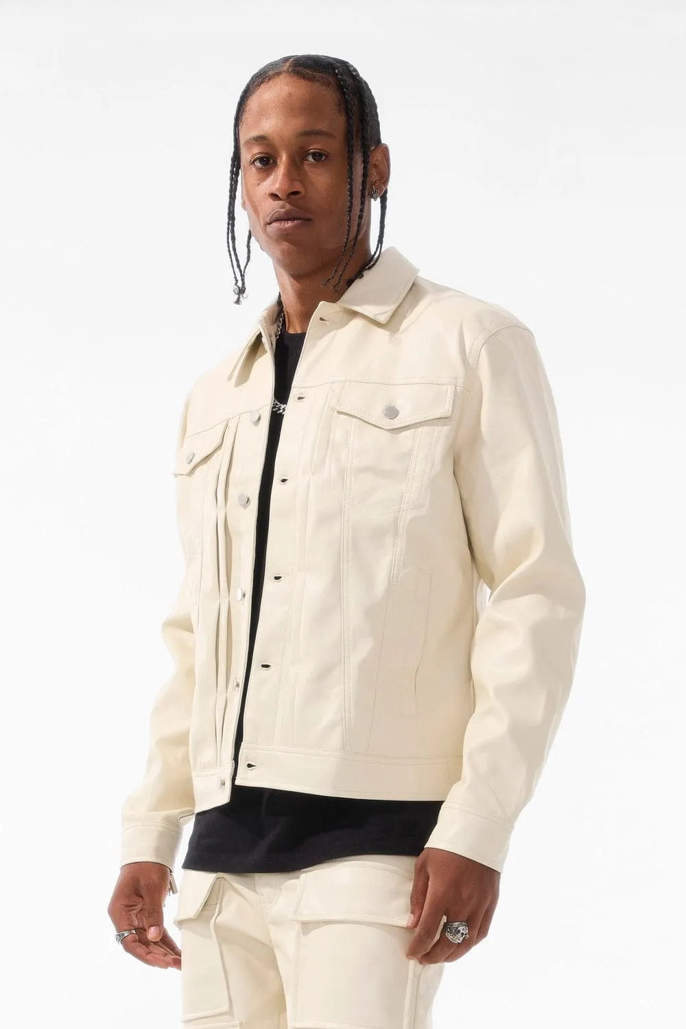 Thriller Trucker Jacket (Khaki)