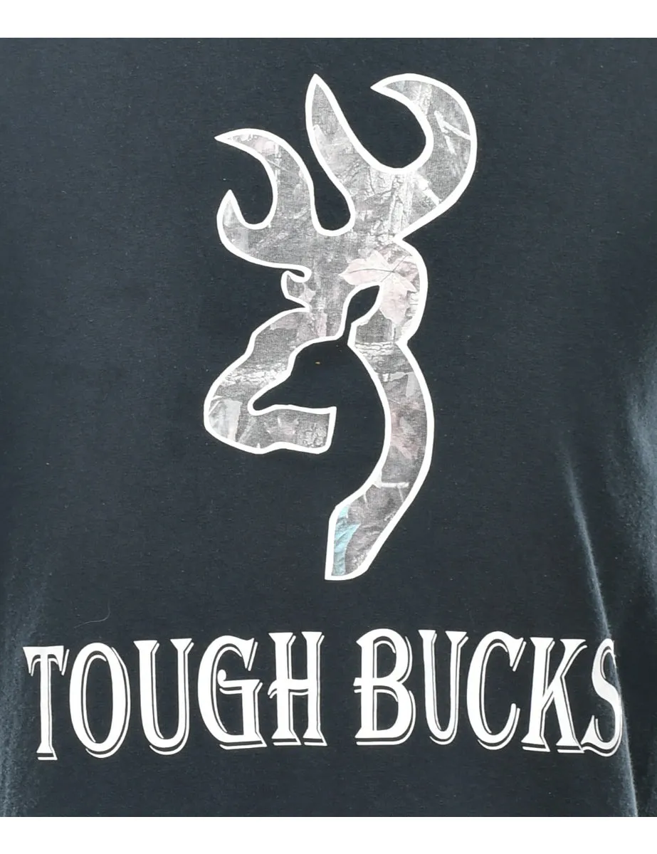 Tough Bucks Printed T-shirt - S